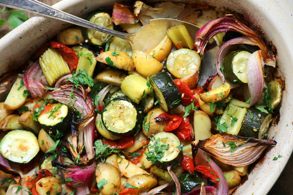 Roasted Vegetables with Olive Oil | Easy Healthy Recipe
