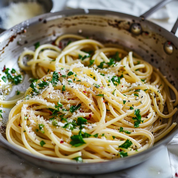 Spaghetti Aglio e Olio Recipe | Pasta with Extra Virgin Olive Oil