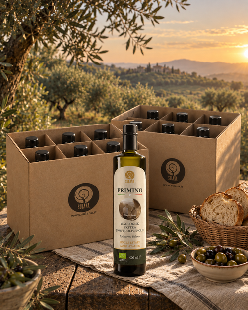 Villa Solana Organic Extra Virgin Olive Oil Box — 3L or 6L Glass Bottle Set
